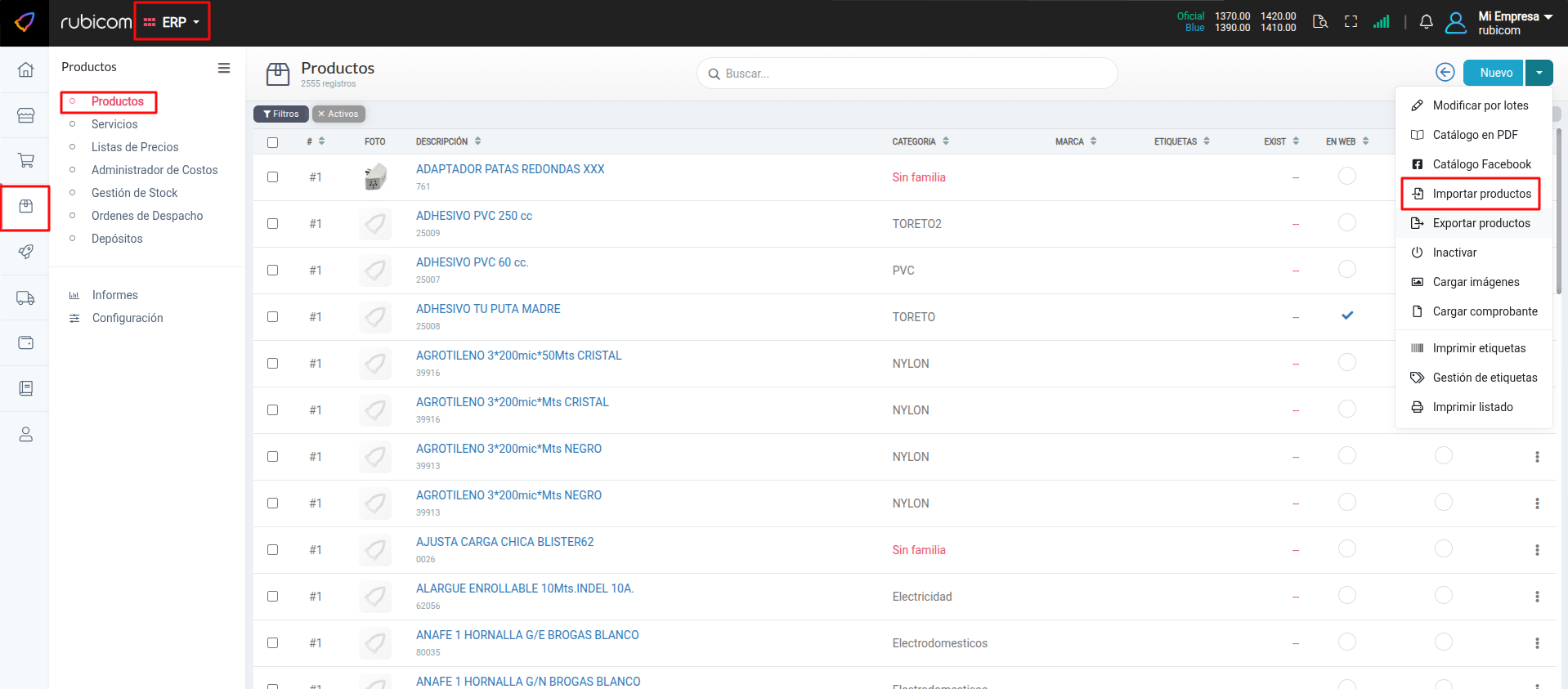 Planilla Excel Modelo