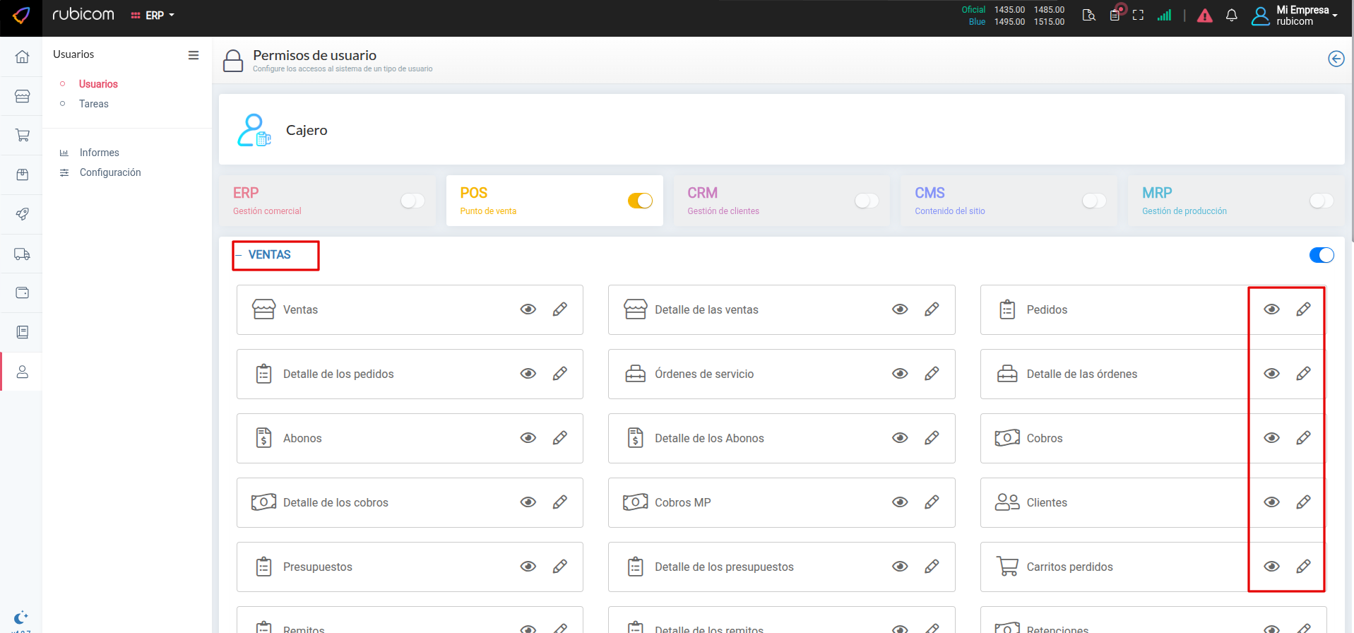 Formulario de nueva oferta, Paso 3: Productos y Medios
